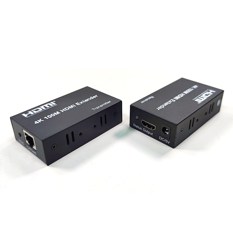 HDMI Extender HDMI to RJ45 4K 延長器 Transmitter and Receiver 100m