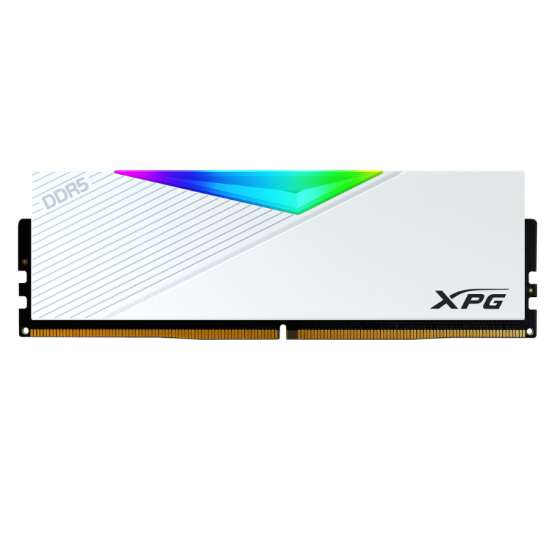 ADATA LANCER RGB DDR5 DRAM 6000Mhz 32GB CL30 (16GB x2) - Black / White ADATA LANCER RGB DDR5 DRAM 6000Mhz 32GB CL30 (16GB x2) - Black / White