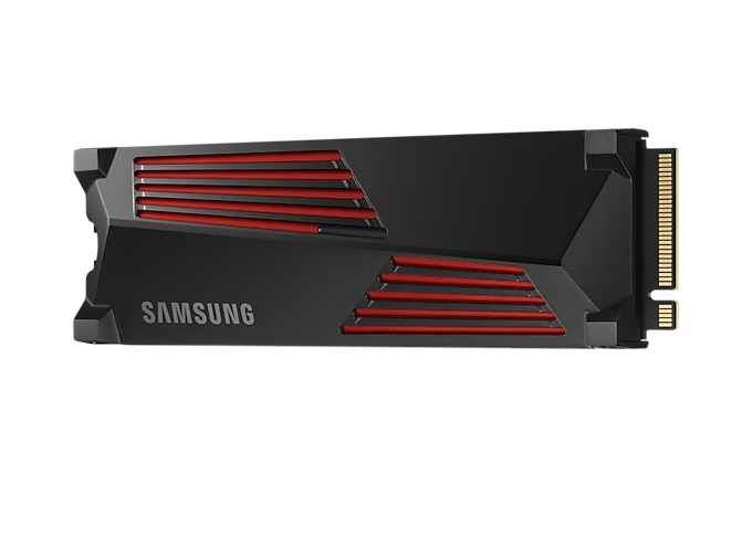 SAMSUNG 990 PRO PCIe 4.0 NVMe M.2 固態硬碟 1TB ( 含散熱片 ) (MZ-V9P1T0CW)