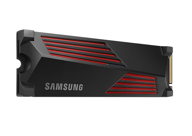 SAMSUNG 990 PRO PCIe 4.0 NVMe M.2 固態硬碟 1TB ( 含散熱片 ) (MZ-V9P1T0CW)