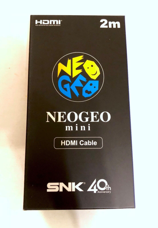 NEOGEO Mini HDMI Cable                    高清影像多媒體連接線