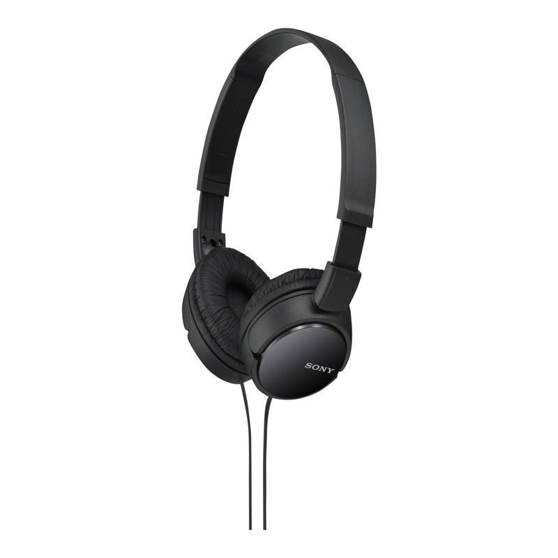 SONY - 有線頭戴式耳機 MDR-ZX110AP 黑色 內建麥克風