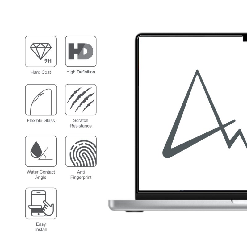 ARMOR MacBook Air 15" 軟性玻璃9H 高清螢幕保護貼