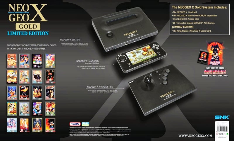 NEOGEO X GOLD LIMITED EDITION