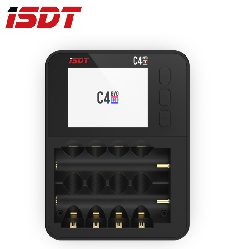 ISDT C4 EVO 智能多功能鋰電池充電器-7種操作模式 2A/3A/10440/10500