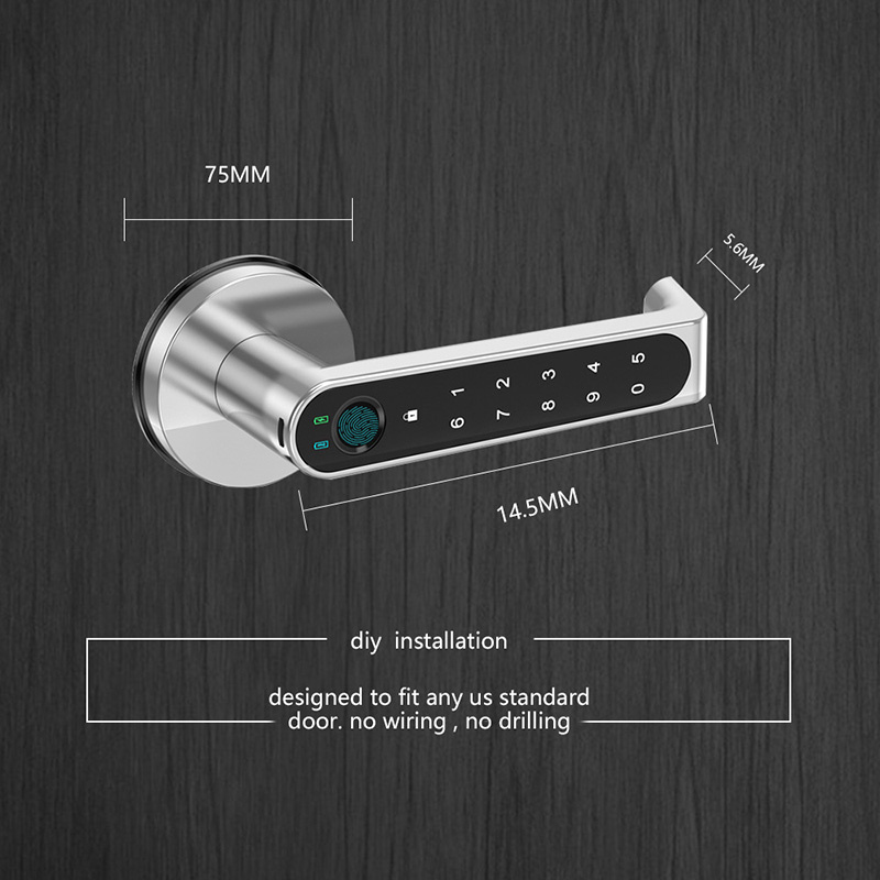 M-Plus Fingerprint Smart Door Lock 智能指紋密碼電子門鎖
