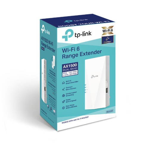 TP-Link AX1500 802.11ax Wi-Fi 6 訊號延伸器 [RE500X]