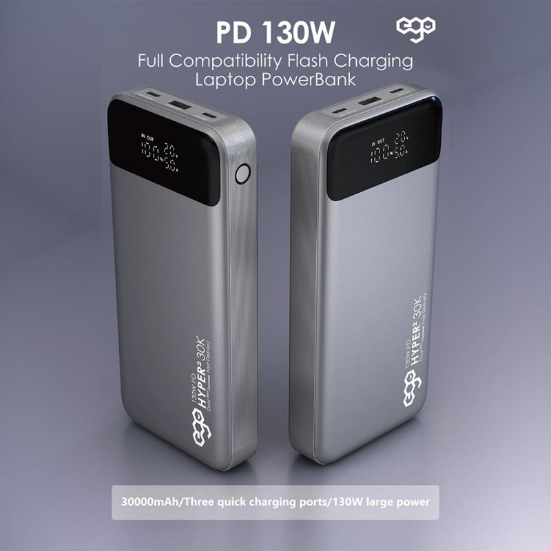 EGO Hyper² 30K 30000mAh 130W PD 行動電源