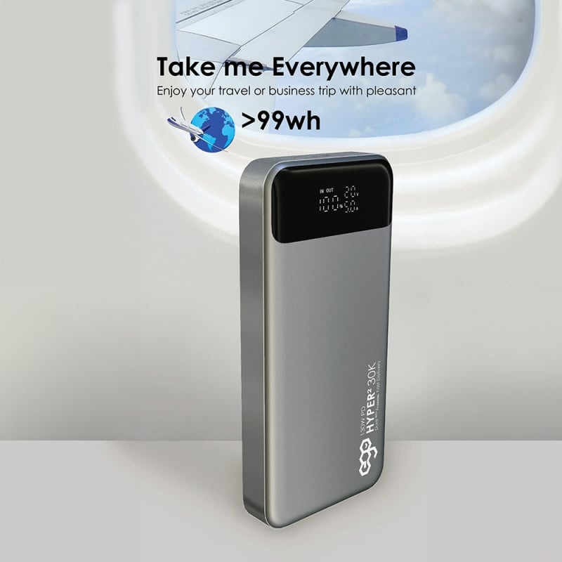 EGO Hyper² 30K 30000mAh 130W PD 行動電源