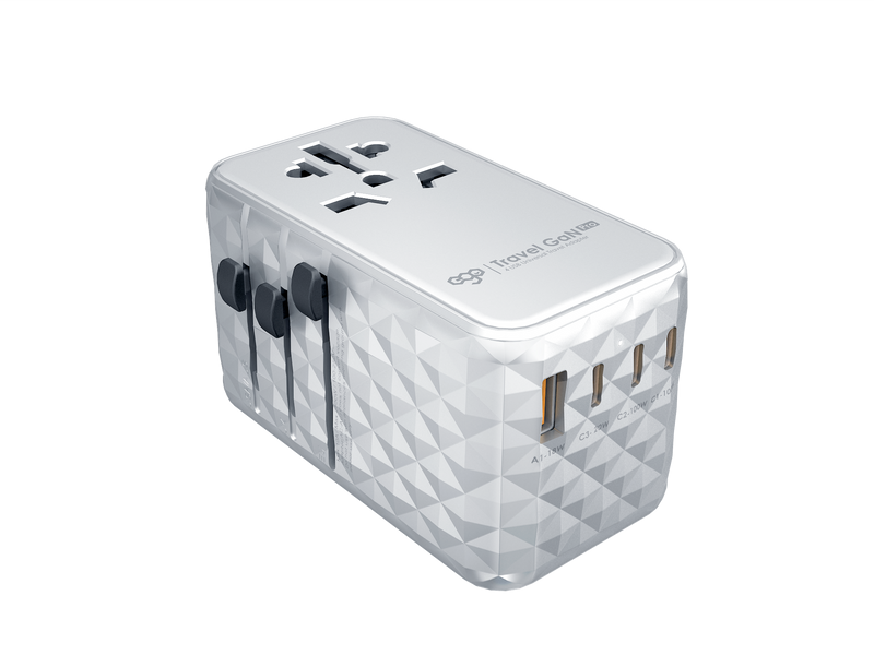 EGO 120W Travel 氮化鎵Pro 4USB 旅行轉換插頭