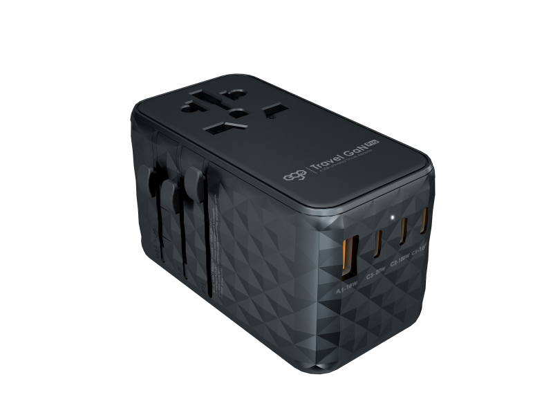 EGO 120W Travel 氮化鎵Pro 4USB 旅行轉換插頭