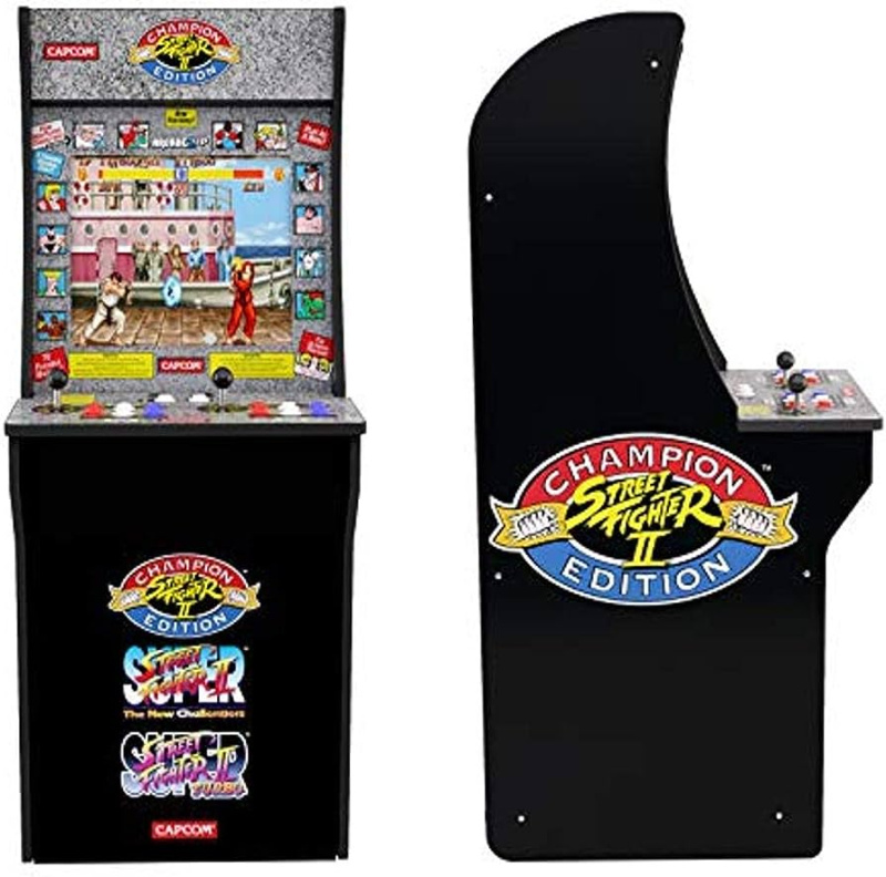 Arcade1Up 街頭霸王 - 經典 3 合 1 家用街機