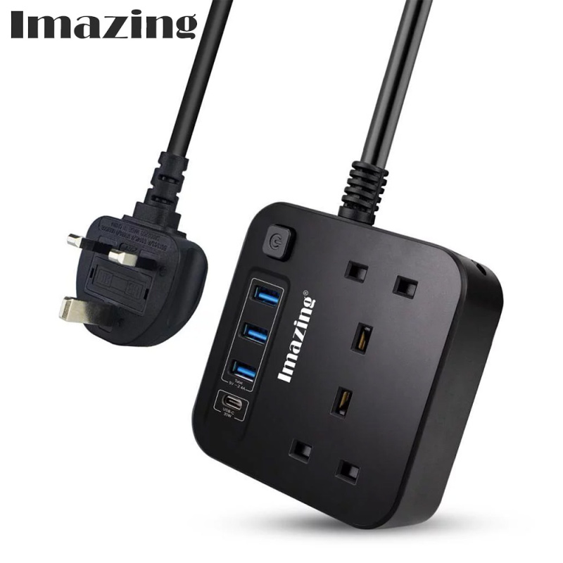 Imazing IM3U2K-C 13A 防雷拖板 3USB+1Type-C (30W)