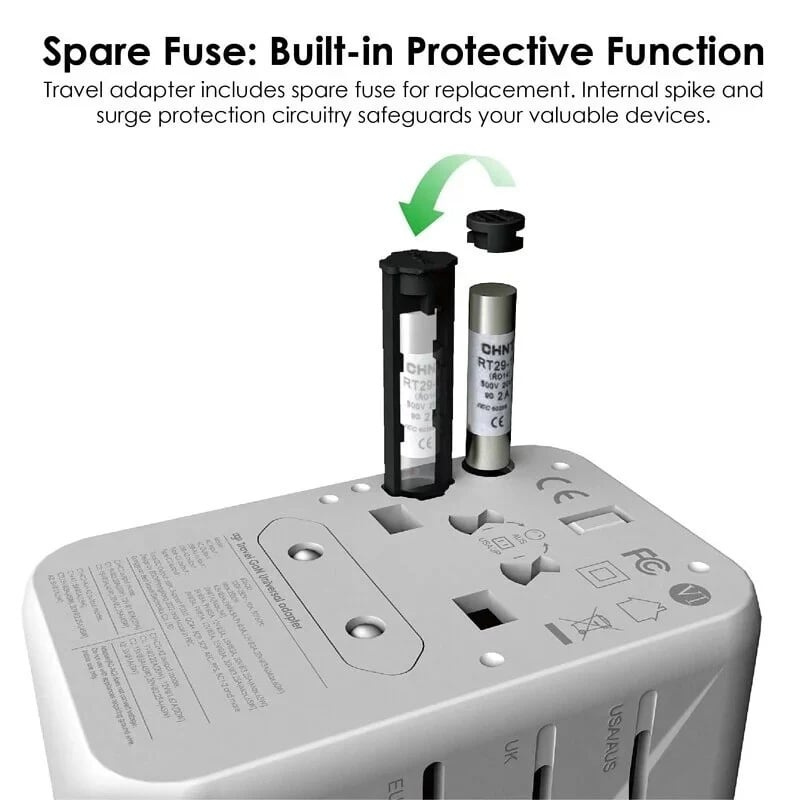 EGO 70W Travel 氮化鎵 4USB 旅行轉換插頭