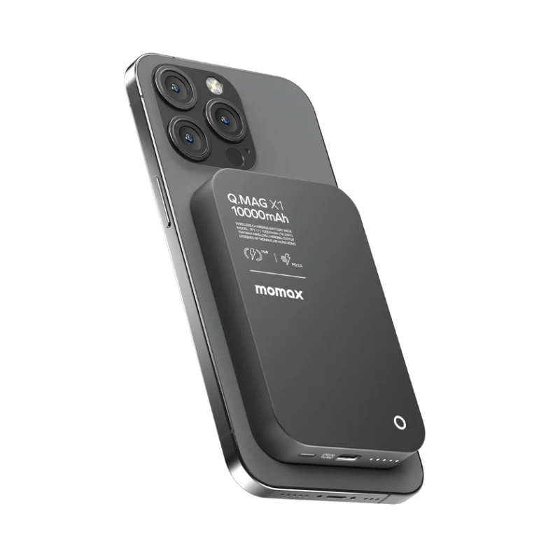 Momax Q.Mag X1 10000mAh超薄磁吸流動電源 [IP117]
