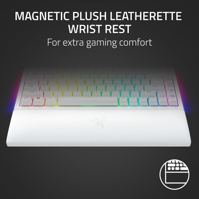 Razer BlackWidow V4 75% 熱插拔機械式電競鍵盤 (黑色 / 白色)