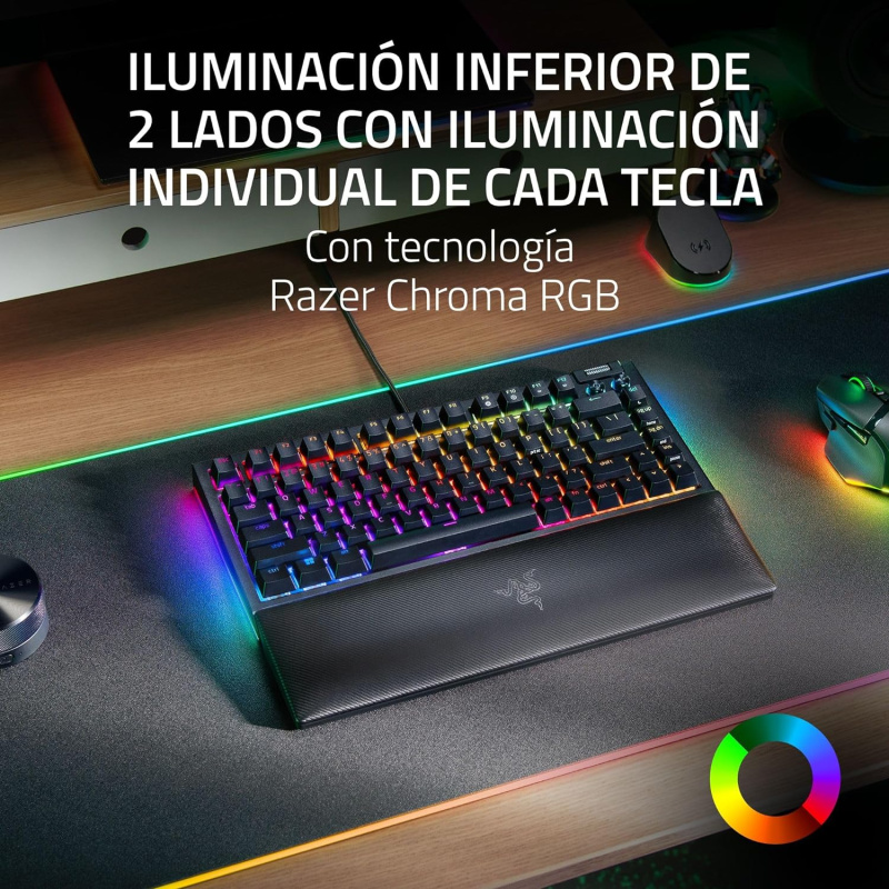 Razer BlackWidow V4 75% 熱插拔機械式電競鍵盤 (黑色 / 白色)