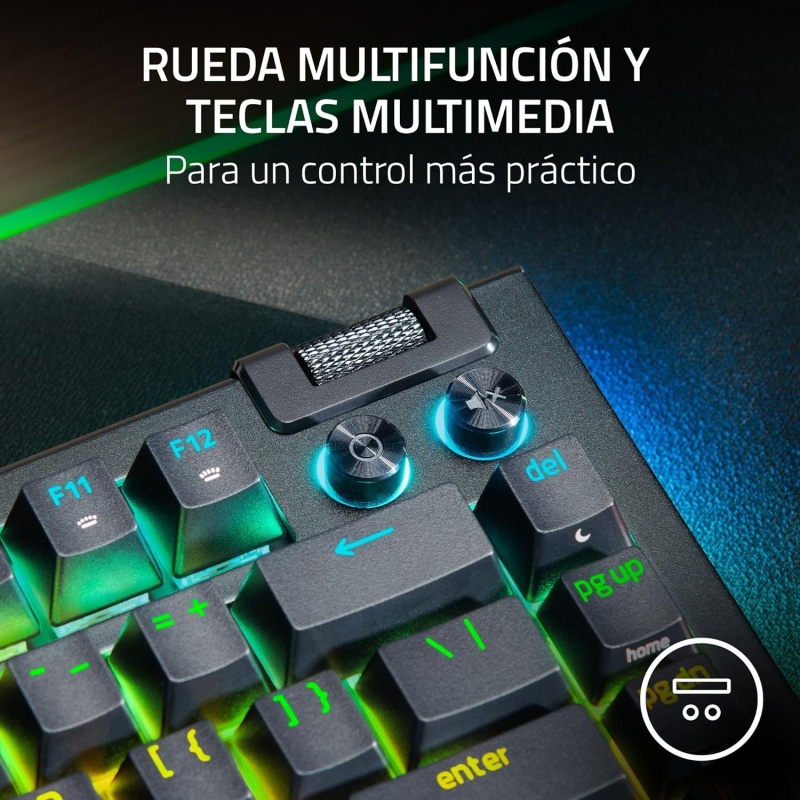 Razer BlackWidow V4 75% 熱插拔機械式電競鍵盤 (黑色 / 白色)