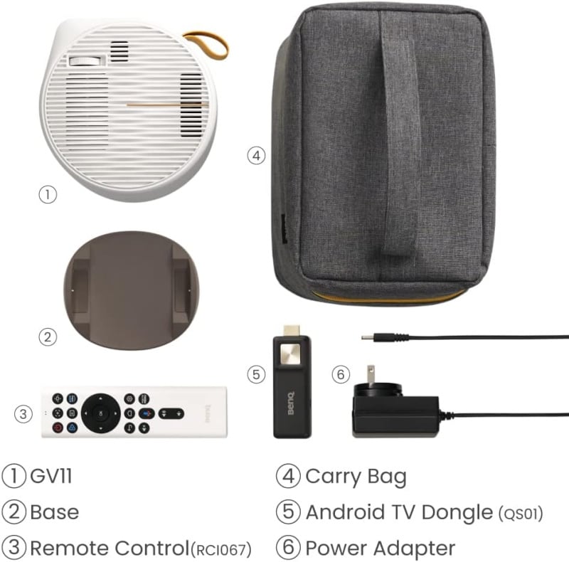 BenQ 無線投影便攜式智能投影機 [GV11]