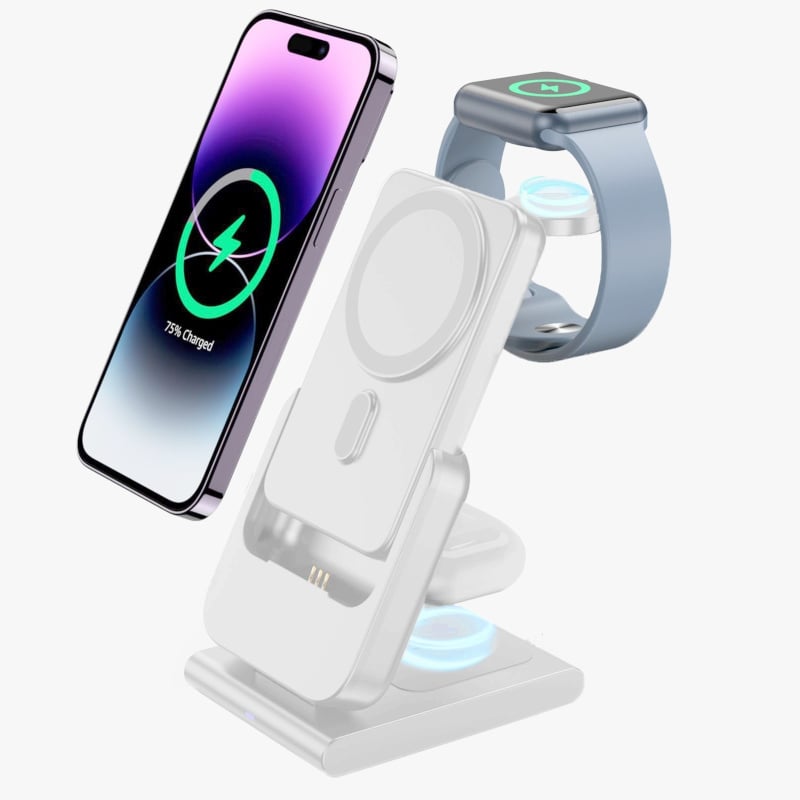 PowLord 3合1 多功能充電座 W17-MT PRO【原裝行貨一年保養】