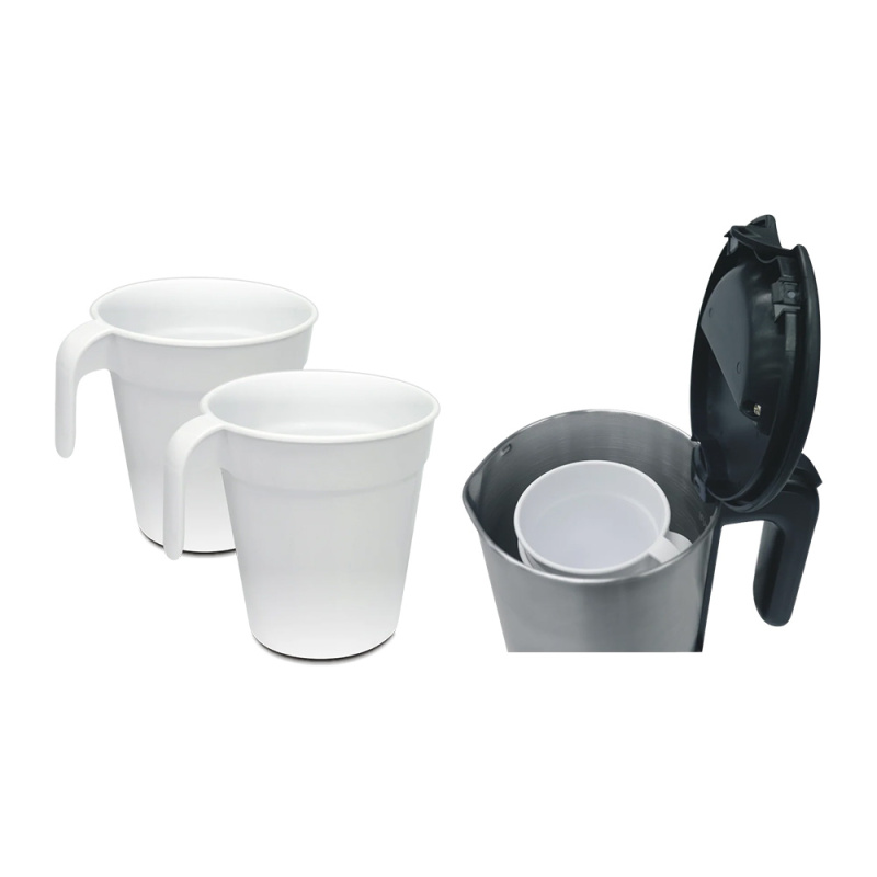 【旅行必備】Hopewell Dual Voltage Travel Kettle 雙電壓旅行電熱水壺 (0.5公升) KET-305V【原裝行貨一年保養】