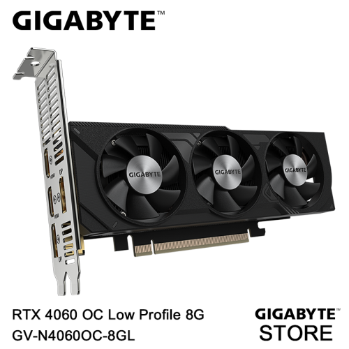 GIGABYTE GeForce RTX™ 4060 OC Low Profile 8G 顯示卡