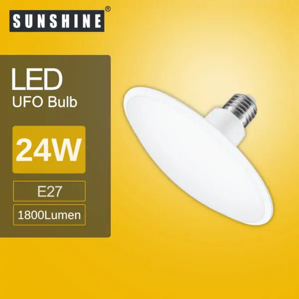SUNSHINE陽光 LED遙控飛碟燈套裝 E27大螺頭 三色溫(功率:20W;24W) SUNSHINE陽光 LED遙控飛碟燈套裝 E27大螺頭 三色溫(功率:20W;24W)