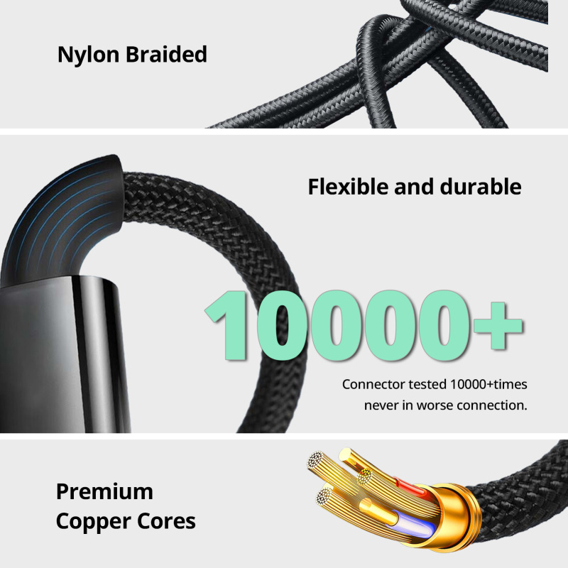 SUPERV RT100 USB-C to USB-C Cable 100W PD100W Fast Charging 120cm