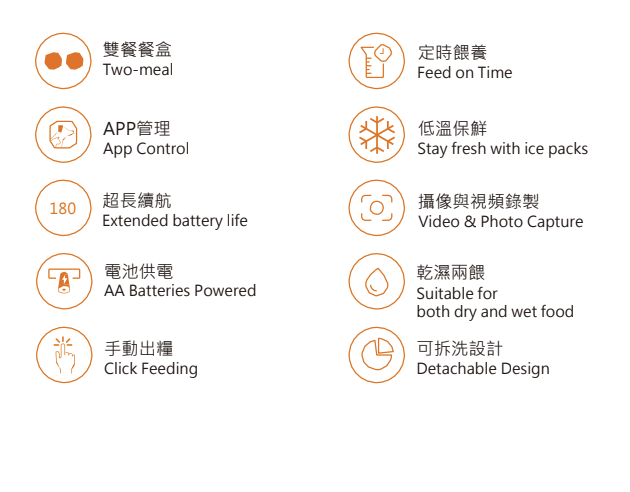 PETONEER PF003 TWO-MEAL FEEDER 雙餐餵食器