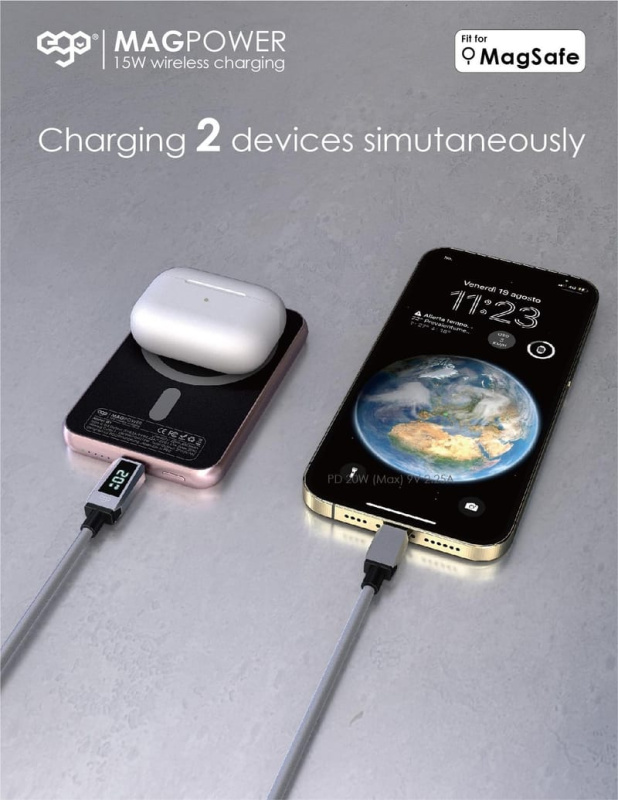EGO MAGPOWER Gen.3 6000mAh magsafe 移動電源