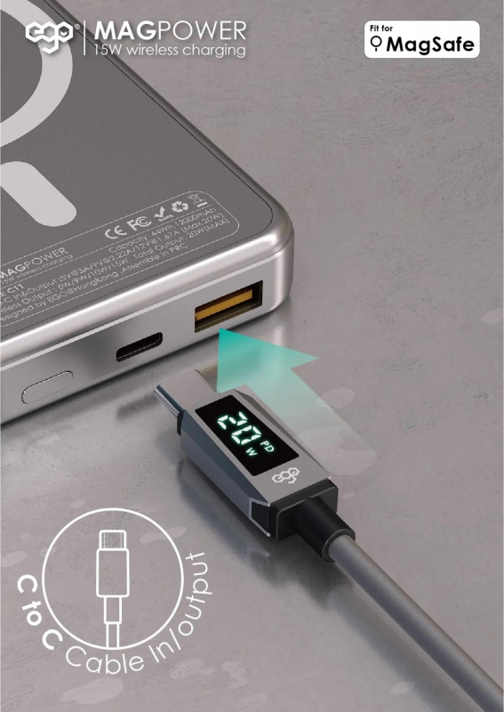 EGO MAGPOWER Gen.3 12000mAh magsafe 移動電源