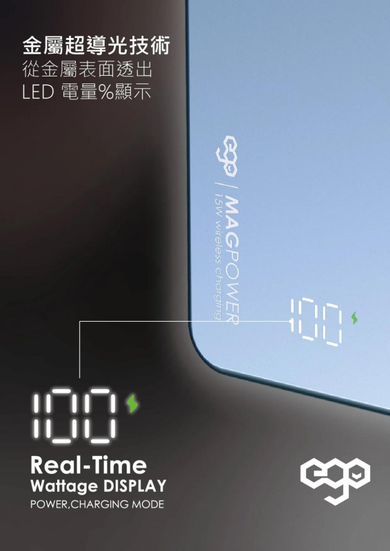 EGO MAGPOWER Gen.3 12000mAh magsafe 移動電源