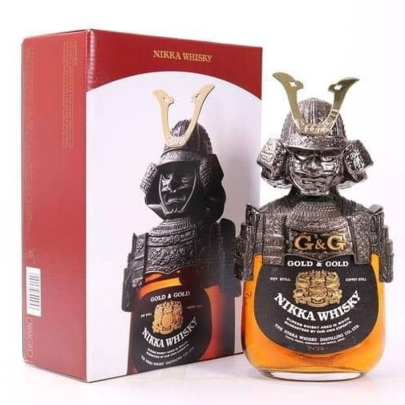 NIKKA G & G 日本武士酒 調和威士忌 (金屬盔甲珍藏版) + 日本富士山杯套裝