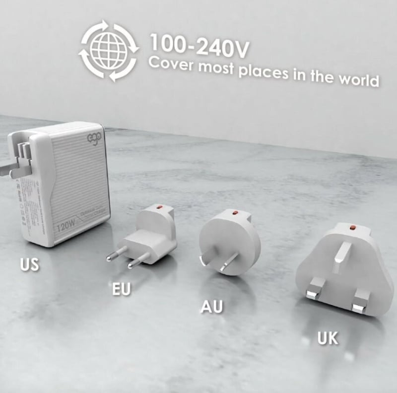 EGO 120W Optimum GaN 4USB 旅行充