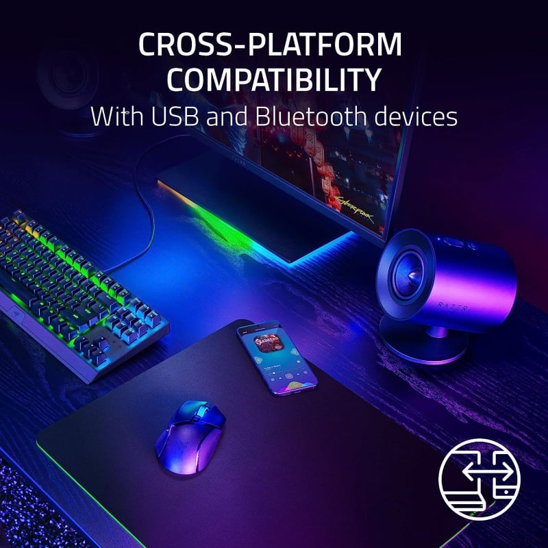 Razer Nommo V2 X 全音域 2.0 電腦遊戲喇叭