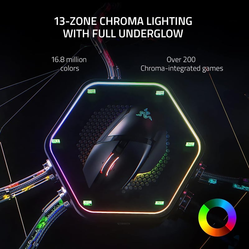 Razer Basilisk V3 Pro 無線遊戲滑鼠 (黑/白色)