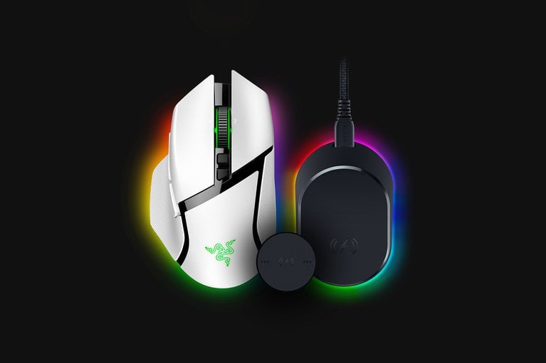 Razer Basilisk V3 Pro 無線遊戲滑鼠 (黑/白色)