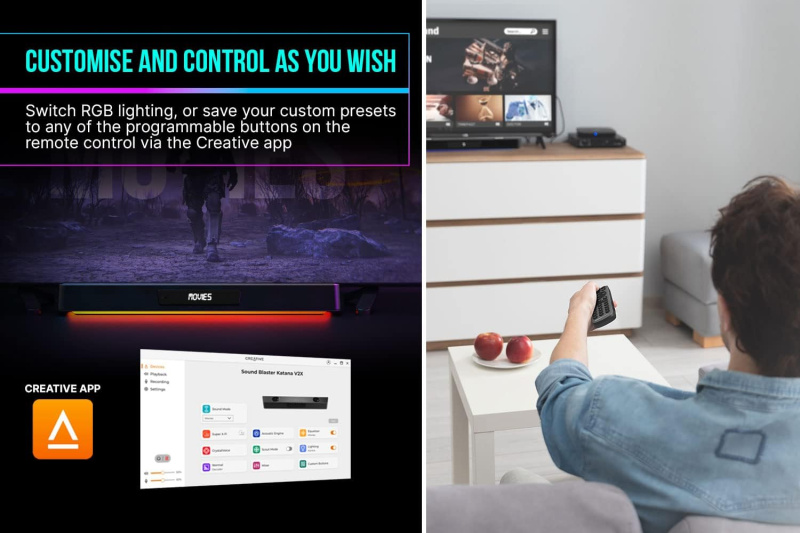 Creative Sound Blaster Katana V2X 多聲道重低音條形喇叭