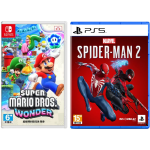 [10月預訂組合] NS Super Mario Bros. Wonder + PS5 Marvel’s Spider-Man 2 [ 超級瑪利歐兄弟 驚奇 + 漫威蜘蛛俠 2 ]