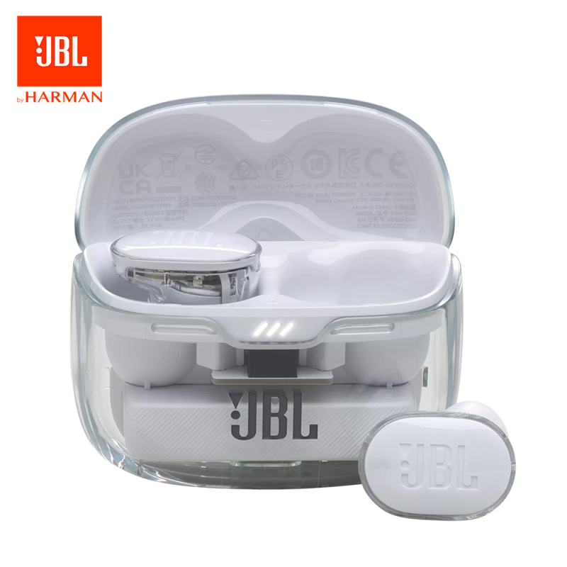 【新款上市】JBL Tune Buds 真無線降噪耳機 Ghost Editon(透明黑/白)【原裝行貨一年保養】