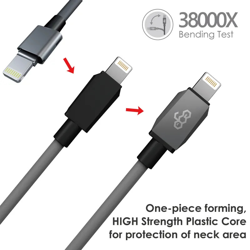EGO Wiry Max2 60W 蘋果認證 即時速度顯示 C to Lightning 充電線