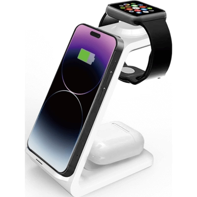Infinity T3 Plus 3合1 無線充電座 (支持iPhone，Apple Watch, Airpods 同時充電)