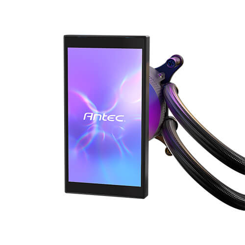 ANTEC VORTEX VIEW 360 ARGB Liquid CPU Cooler with Rotatable LCD Display