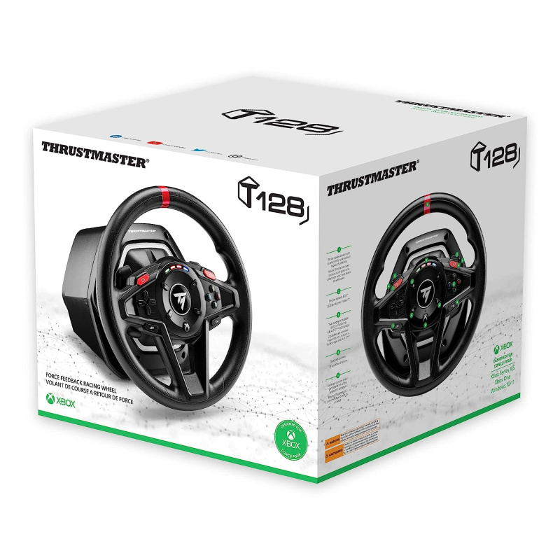 Thrustmaster 圖馬思特 T128 賽車方向盤 (Xbox/PC版) / (PS5/PC版)