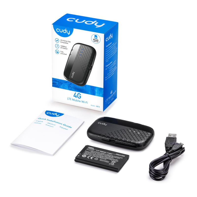 Cudy MF4 4G LTE Wi-Fi Mobile 隨身無線路由器