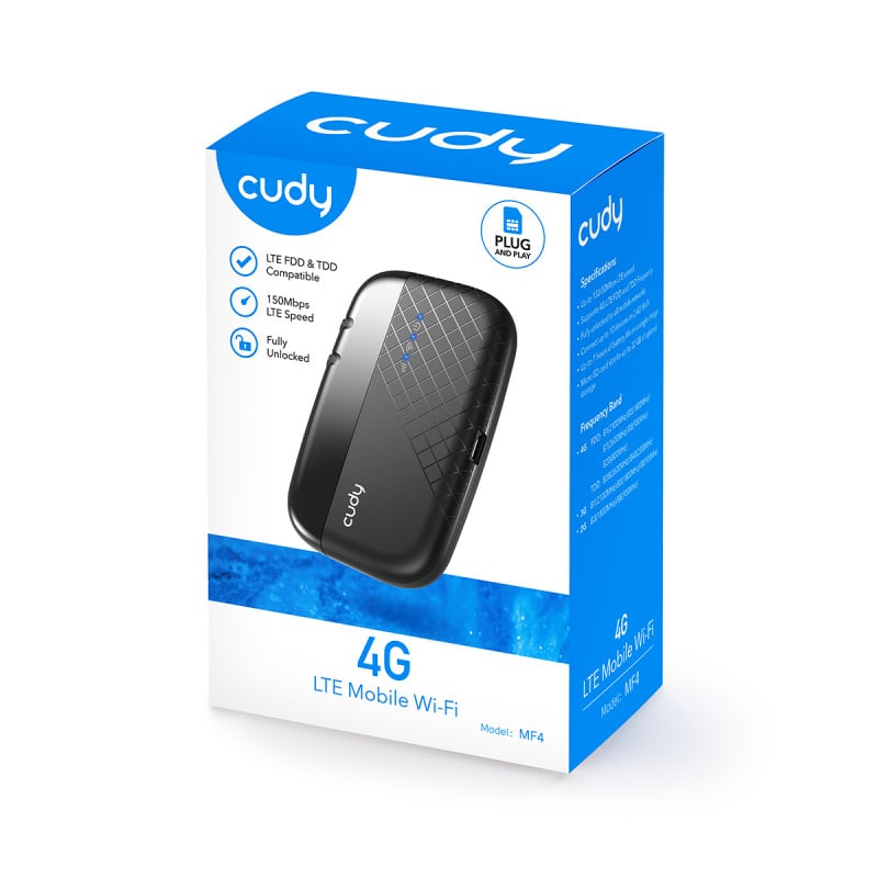 Cudy MF4 4G LTE Wi-Fi Mobile 隨身無線路由器