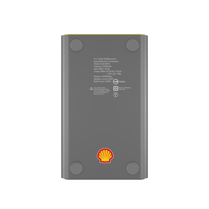Shell 蜆殼 SL-AC001JP 4合1 專業過江龍+打輪胎氣行動電源