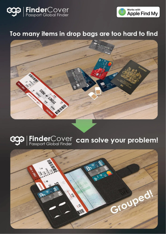 EGO FinderCover 全球追蹤護照套 (MF03)