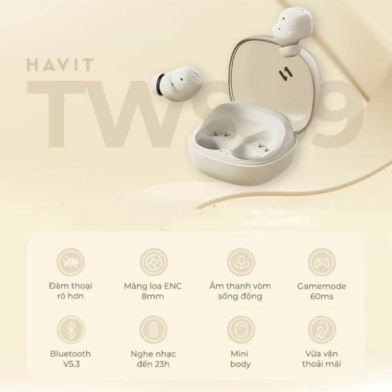 HAVIT TW969 True Wireless Earbuds 超迷你真無線