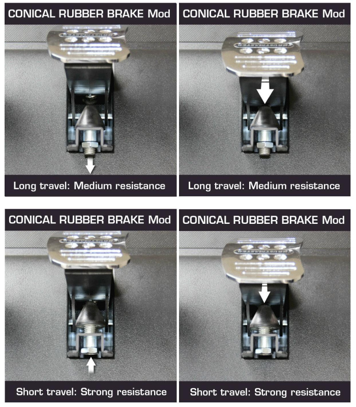 Thrustmaster 圖馬思特 T3PA 3 Pedals Add-On 金屬三腳踏